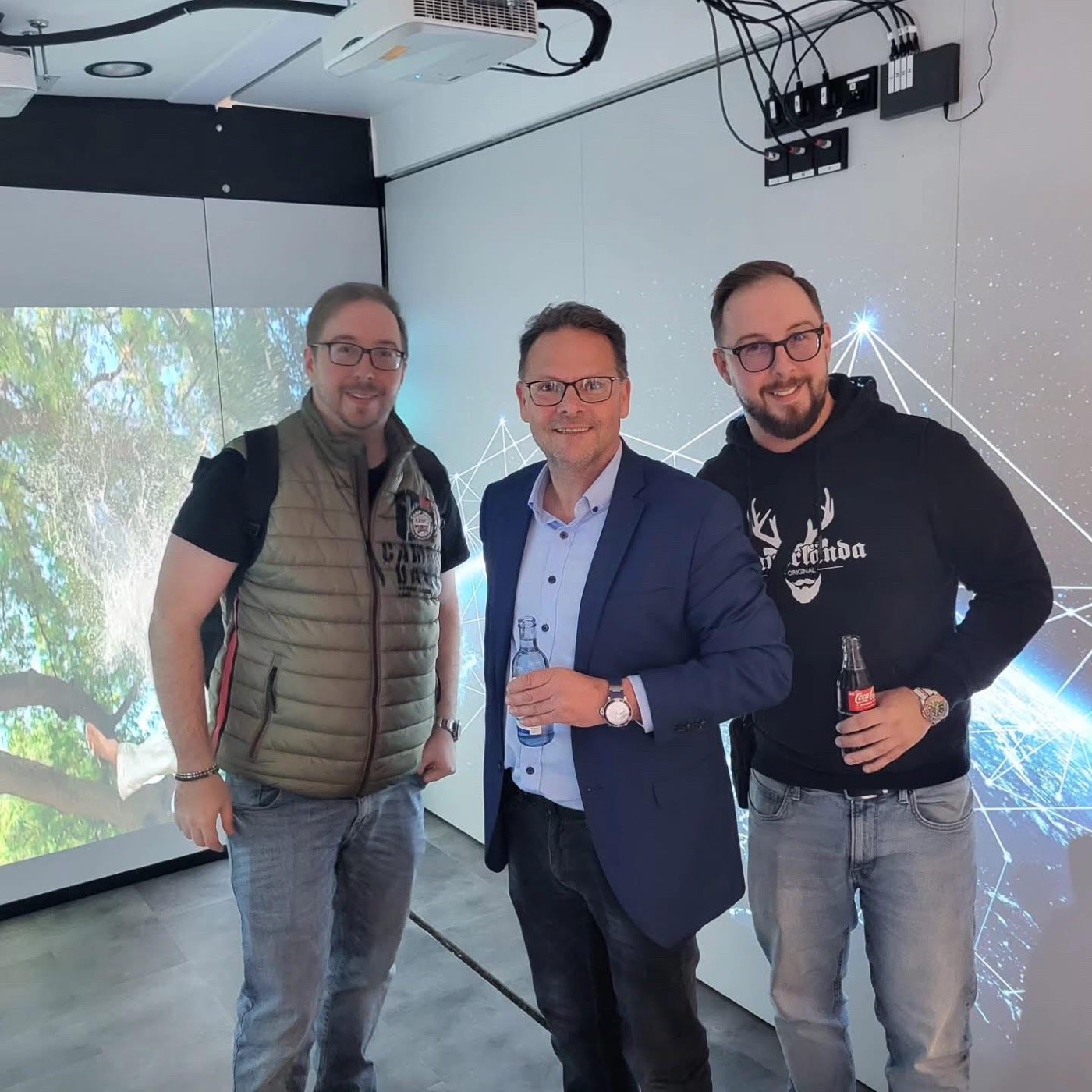Patrick Matthäi, Martin Rohländer und Robin Matthäi in der Anfangszeit der Rohländer Mehrwert-Events